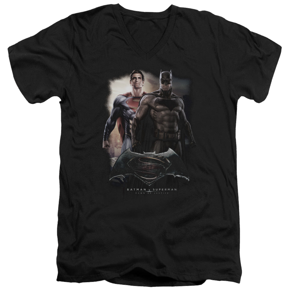 Batman v Superman Dawn - Men's V-Neck T-Shirt Men's V-Neck T-Shirt Batman   