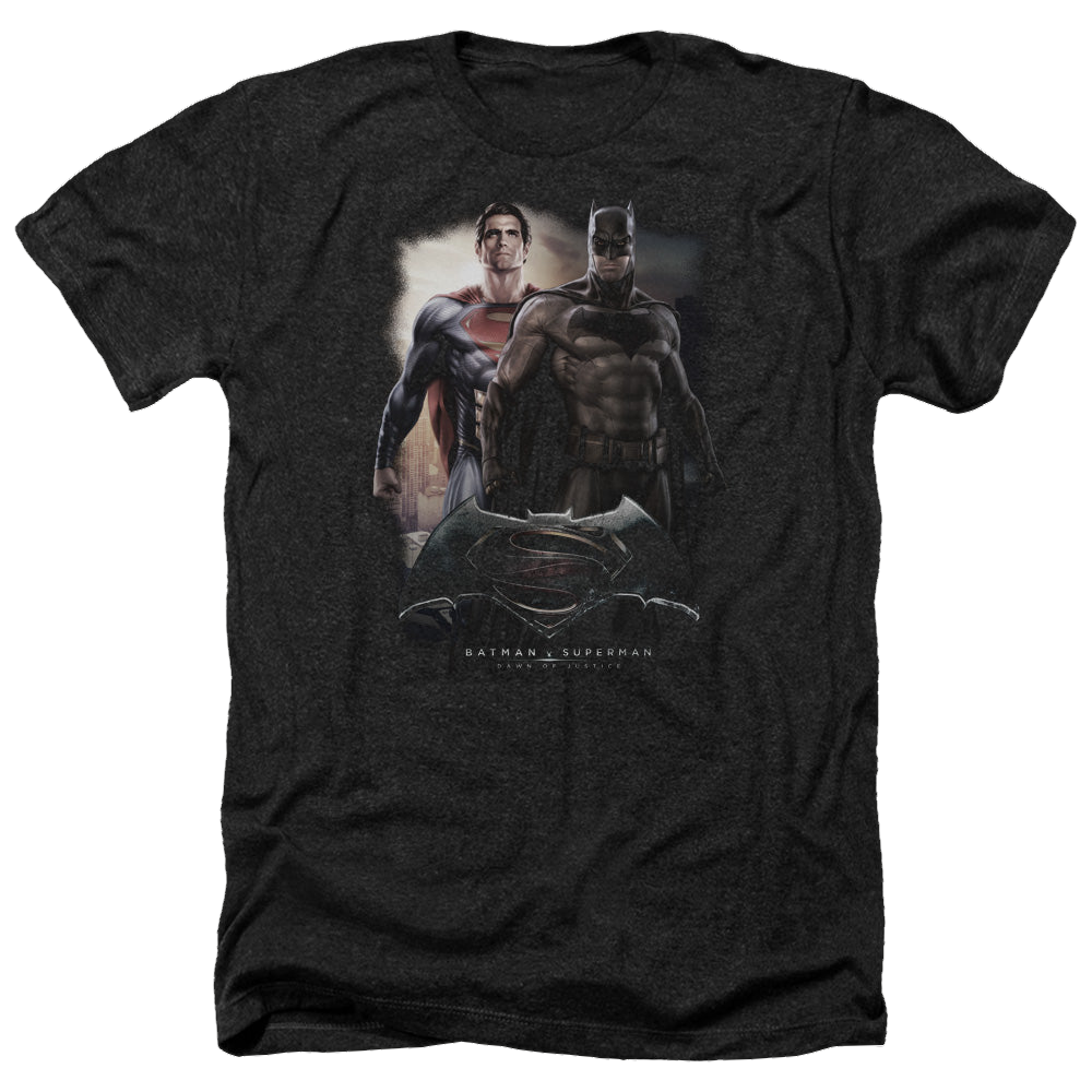 Batman v Superman Dawn - Men's Heather T-Shirt Men's Heather T-Shirt Batman   