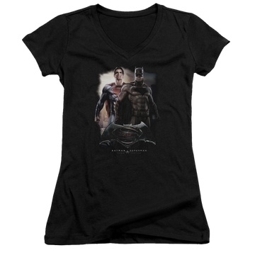 Batman v Superman Dawn - Juniors V-Neck T-Shirt Juniors V-Neck T-Shirt Batman   