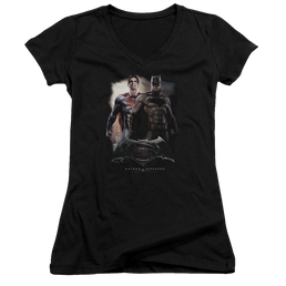 Batman v Superman Dawn - Juniors V-Neck T-Shirt Juniors V-Neck T-Shirt Batman   