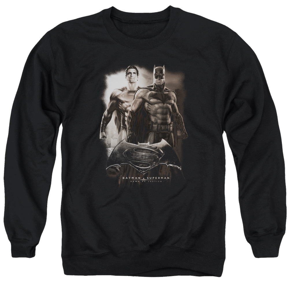 Batman v Superman Dawn - Men's Crewneck Sweatshirt Men's Crewneck Sweatshirt Batman   