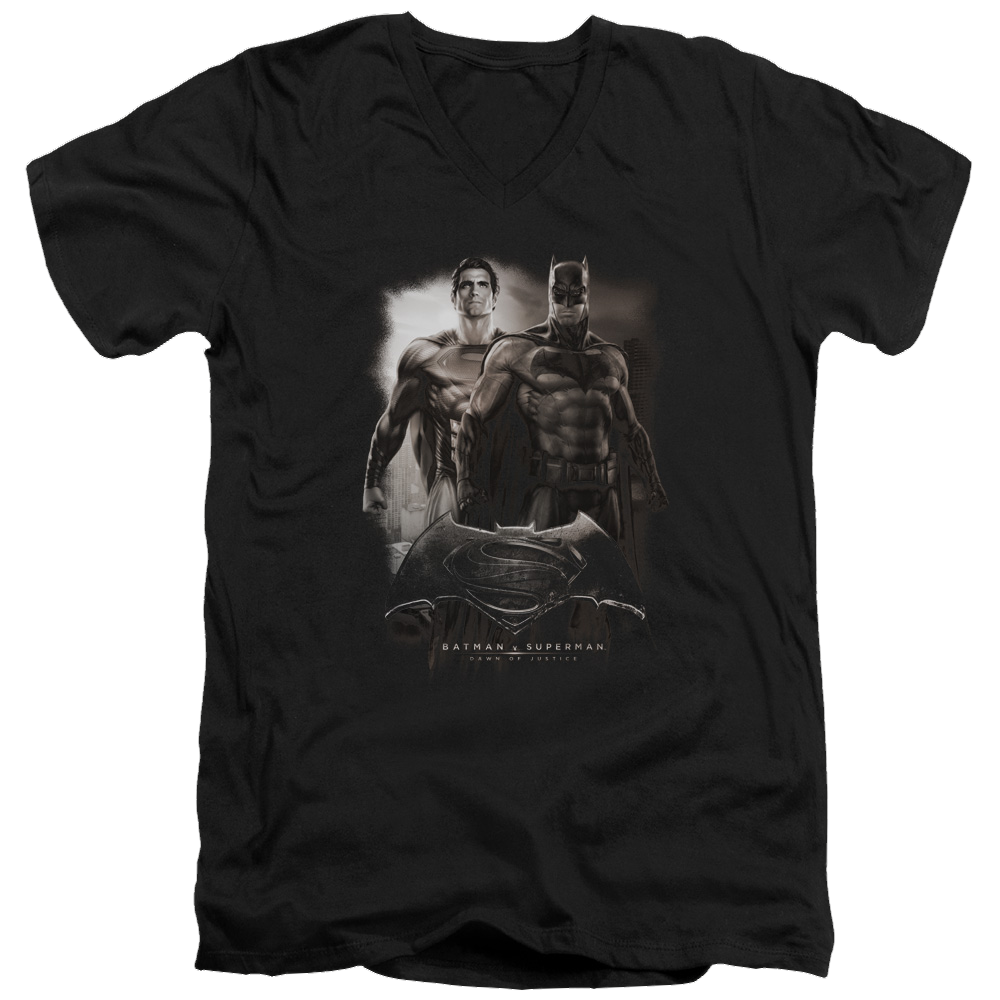 Batman v Superman Dawn - Men's V-Neck T-Shirt Men's V-Neck T-Shirt Batman   