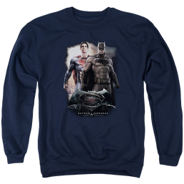 Batman v Superman Dawn - Men's Crewneck Sweatshirt Men's Crewneck Sweatshirt Batman   