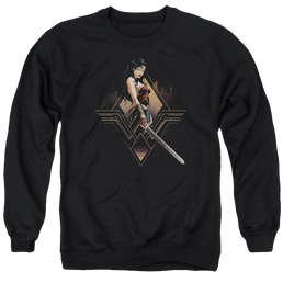 Batman v Superman City Girl - Men's Crewneck Sweatshirt Men's Crewneck Sweatshirt Batman   