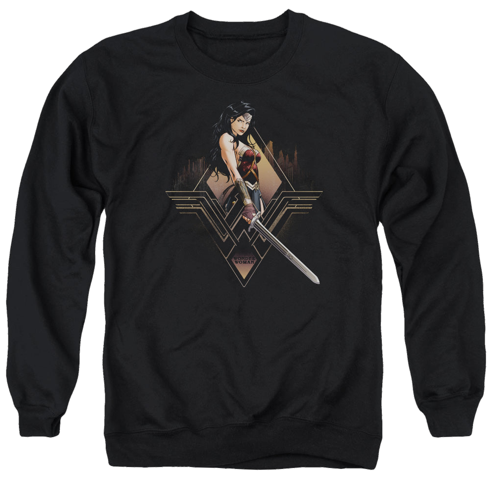 Batman v Superman City Girl - Men's Crewneck Sweatshirt Men's Crewneck Sweatshirt Batman   