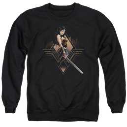 Batman v Superman City Girl - Men's Crewneck Sweatshirt Men's Crewneck Sweatshirt Batman   