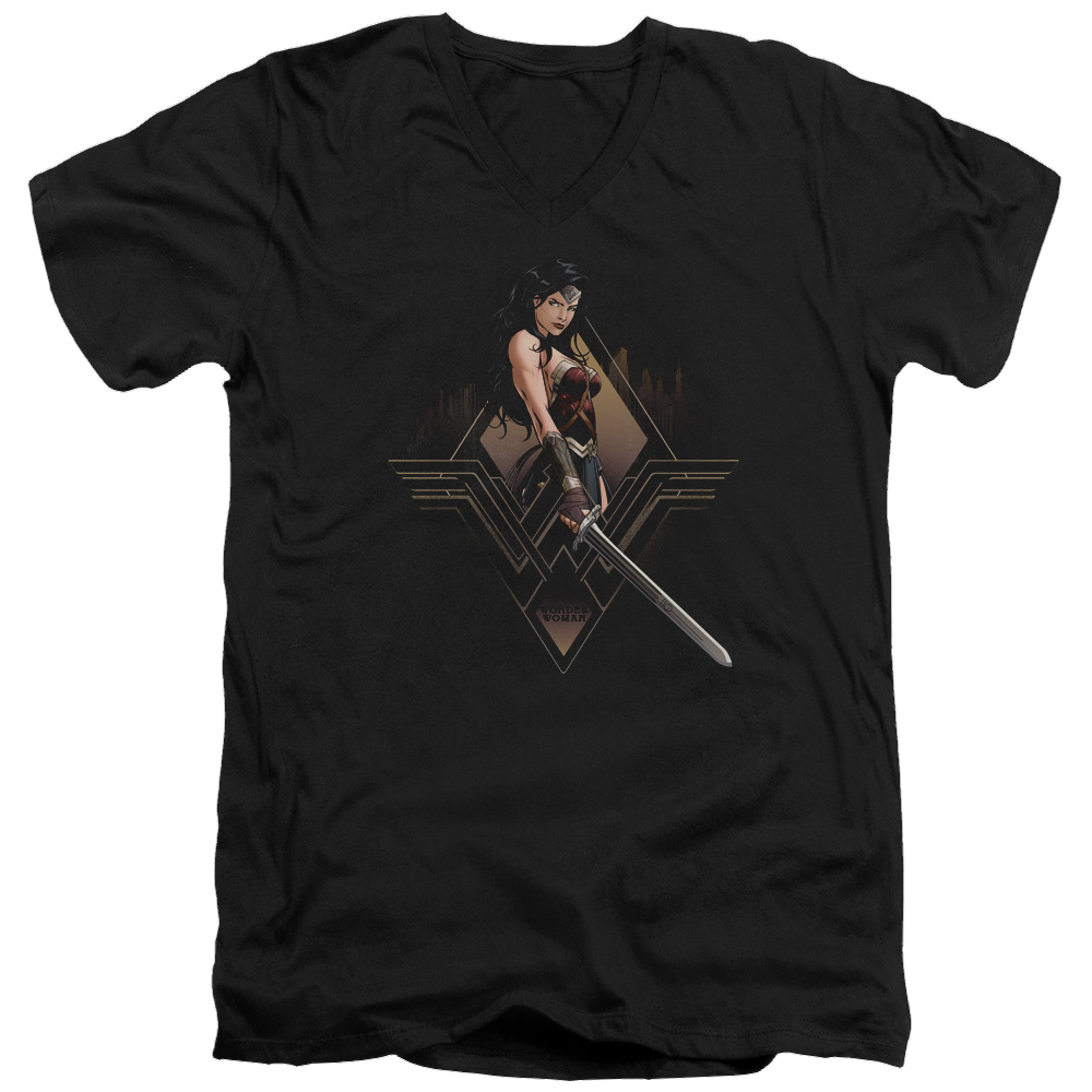 Batman v Superman City Girl - Men's V-Neck T-Shirt Men's V-Neck T-Shirt Batman   