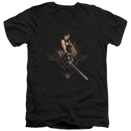 Batman v Superman City Girl - Men's V-Neck T-Shirt Men's V-Neck T-Shirt Batman   