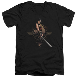 Batman v Superman City Girl - Men's V-Neck T-Shirt Men's V-Neck T-Shirt Batman   