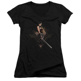 Batman v Superman City Girl - Juniors V-Neck T-Shirt Juniors V-Neck T-Shirt Batman   