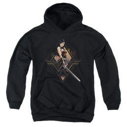 Batman v Superman City Girl - Youth Hoodie Youth Hoodie (Ages 8-12) Batman   