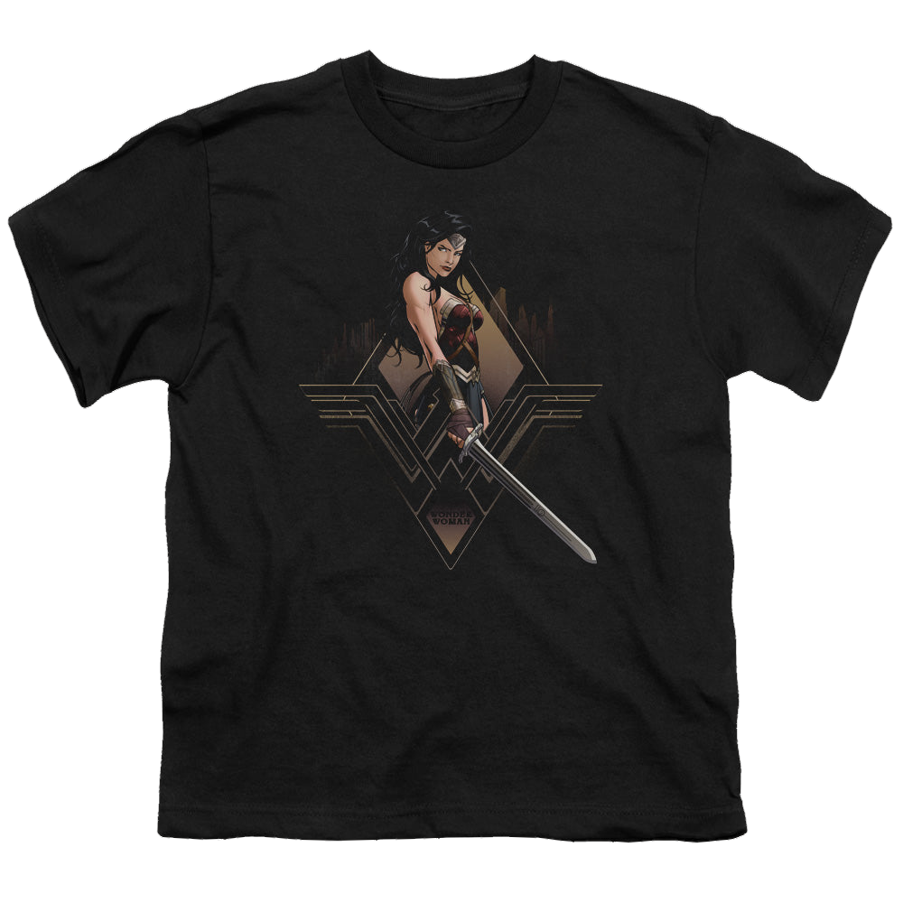 Batman v Superman City Girl - Youth T-Shirt Youth T-Shirt (Ages 8-12) Batman   