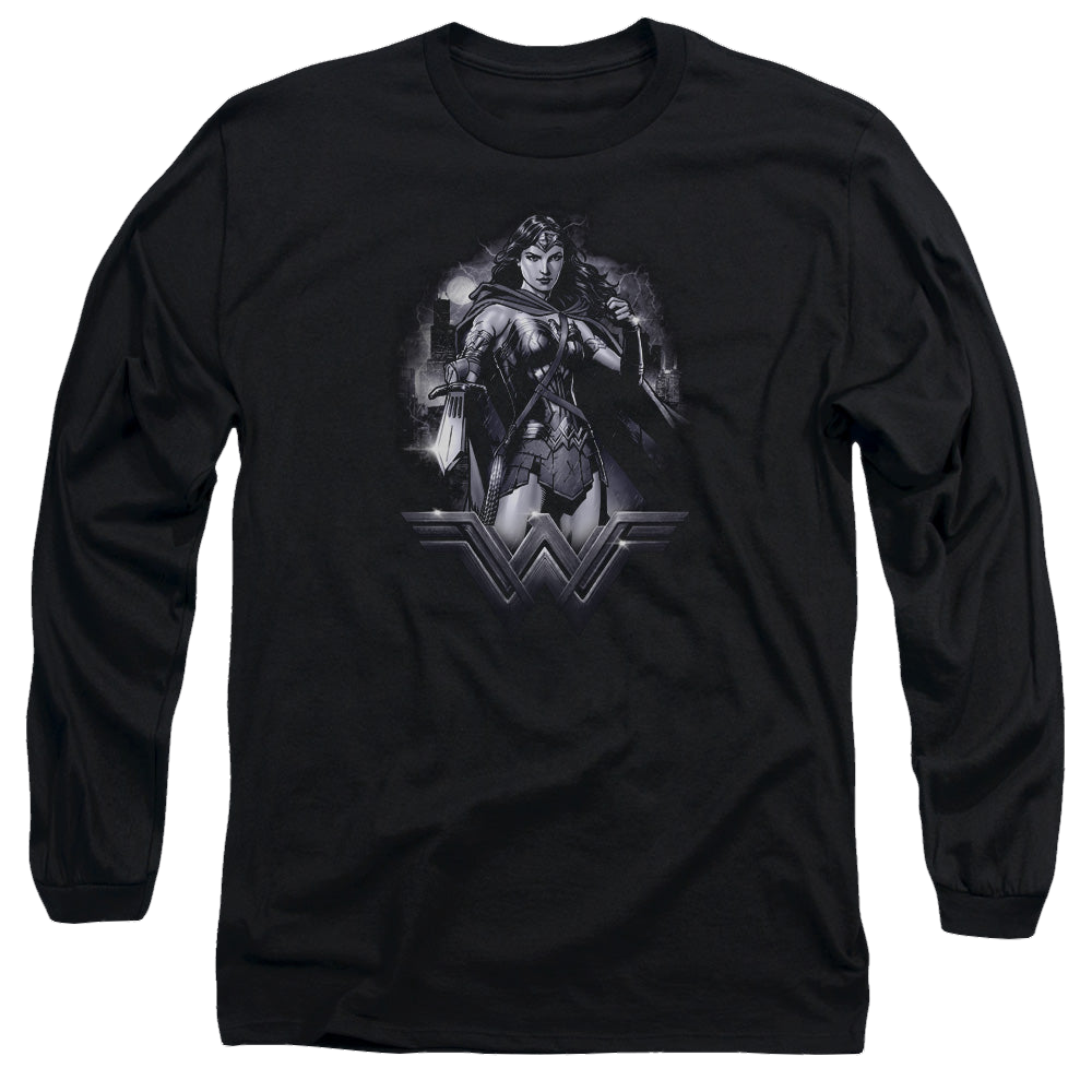 Batman v Superman Rainy Night - Men's Long Sleeve T-Shirt Men's Long Sleeve T-Shirt Batman   