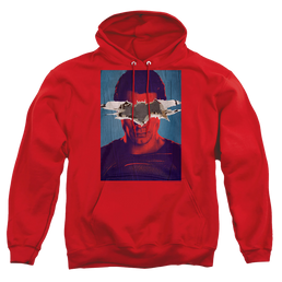 Batman v Superman Superman Poster - Pullover Hoodie Pullover Hoodie Batman   