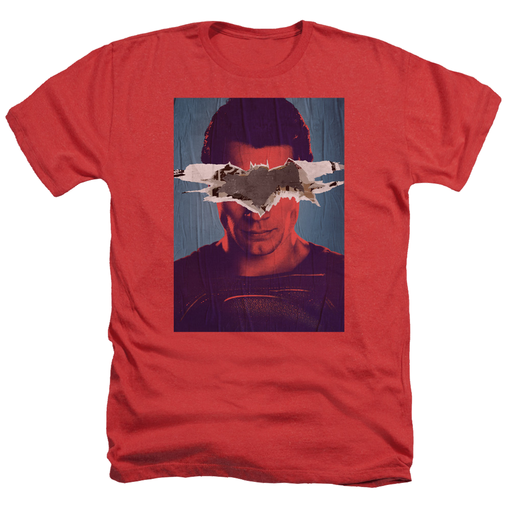 Batman v Superman Superman Poster - Men's Heather T-Shirt Men's Heather T-Shirt Batman   