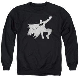 Batman v Superman Knight Silhouette - Men's Crewneck Sweatshirt Men's Crewneck Sweatshirt Batman   