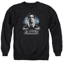 Batman v Superman Unequaled - Men's Crewneck Sweatshirt Men's Crewneck Sweatshirt Batman   