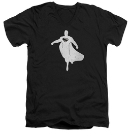 Batman v Superman Superman Silhouette - Men's V-Neck T-Shirt Men's V-Neck T-Shirt Batman   