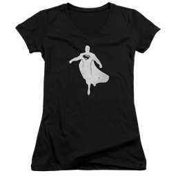 Batman v Superman Superman Silhouette - Juniors V-Neck T-Shirt Juniors V-Neck T-Shirt Batman   