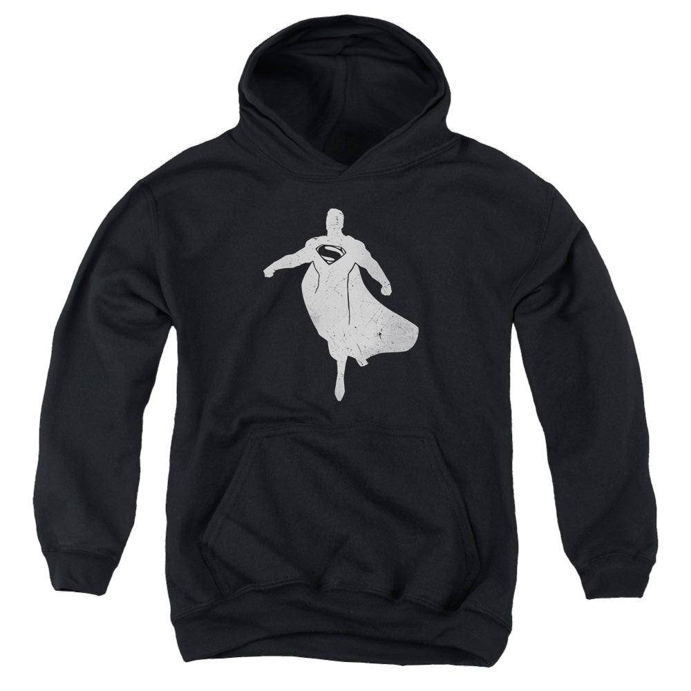 Batman v Superman Superman Silhouette - Youth Hoodie Youth Hoodie (Ages 8-12) Batman   