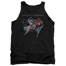 Batman v Superman Lightning Fight - Men's Tank Top Men's Tank Batman   