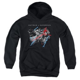 Batman v Superman Lightning Fight - Youth Hoodie Youth Hoodie (Ages 8-12) Batman   