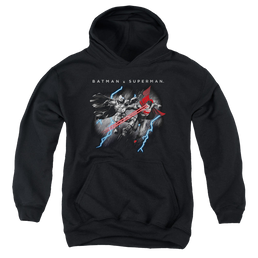 Batman v Superman Lightning Fight - Youth Hoodie Youth Hoodie (Ages 8-12) Batman   