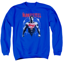Batman v Superman Super Spray - Men's Crewneck Sweatshirt Men's Crewneck Sweatshirt Batman   
