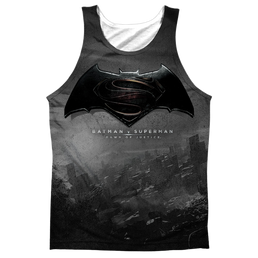 Batman v Superman Logo City - Men's All Over Print Tank Top Men's All Over Print Tank Batman   