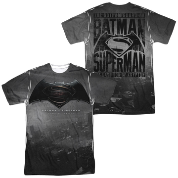 Batman v Superman Logo City men's all-over print t-shirt