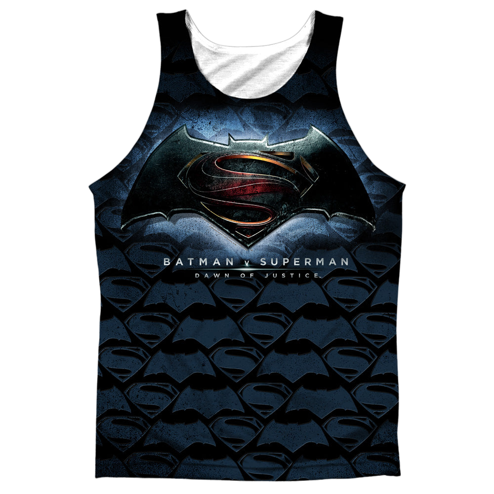 Batman v Superman Logo Pattern - Men's All Over Print Tank Top Men's All Over Print Tank Batman   