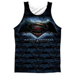 Batman v Superman Logo Pattern - Men's All Over Print Tank Top Men's All Over Print Tank Batman   