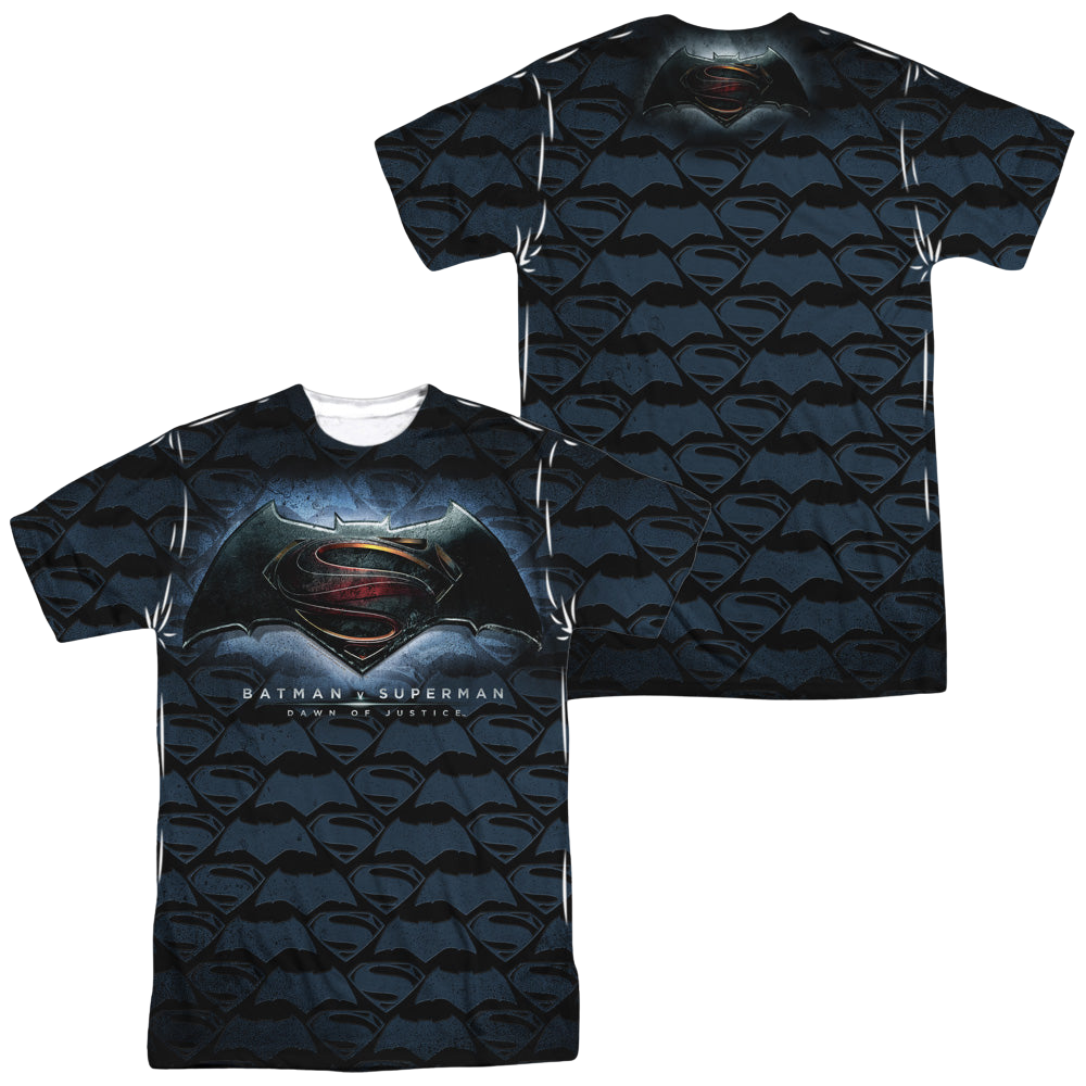 Batman v Superman Logo Pattern (Front/Back Print) - Men's All-Over Print T-Shirt Men's All-Over Print T-Shirt Batman   