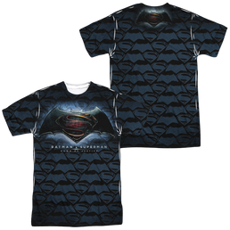 Batman v Superman Logo Pattern (Front/Back Print) - Men's All-Over Print T-Shirt Men's All-Over Print T-Shirt Batman   