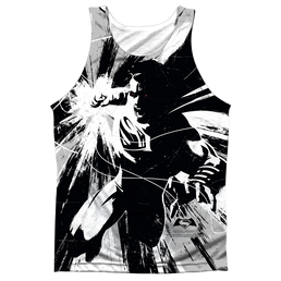 Batman v Superman Graphic Contrast - Men's All Over Print Tank Top Men's All Over Print Tank Batman   