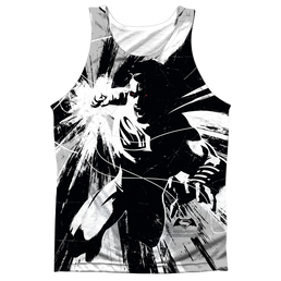 Batman v Superman Graphic Contrast - Men's All Over Print Tank Top Men's All Over Print Tank Batman   