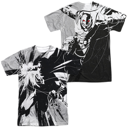 Batman v Superman Graphic Contrast (Front/Back Print) - Men's All-Over Print T-Shirt Men's All-Over Print T-Shirt Batman   