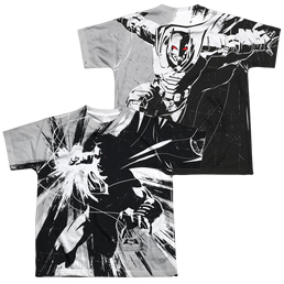 Batman v Superman Graphic Contrast (Front/Back Print) - Youth All-Over Print T-Shirt Youth All-Over Print T-Shirt (Ages 8-12) Batman   