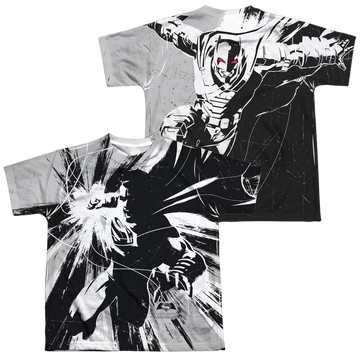 Batman v Superman Graphic Contrast youth all-over print t-shirt for ages 8 to 12