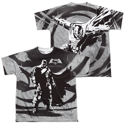 Batman v Superman Batman Contrast (Front/Back Print) - Youth All-Over Print T-Shirt Youth All-Over Print T-Shirt (Ages 8-12) Batman   