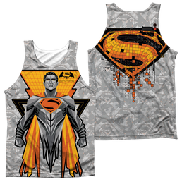 Batman v Superman Super Tech Sub (Front/Back Print) - Men's All Over Print Tank Top Men's All Over Print Tank Batman   