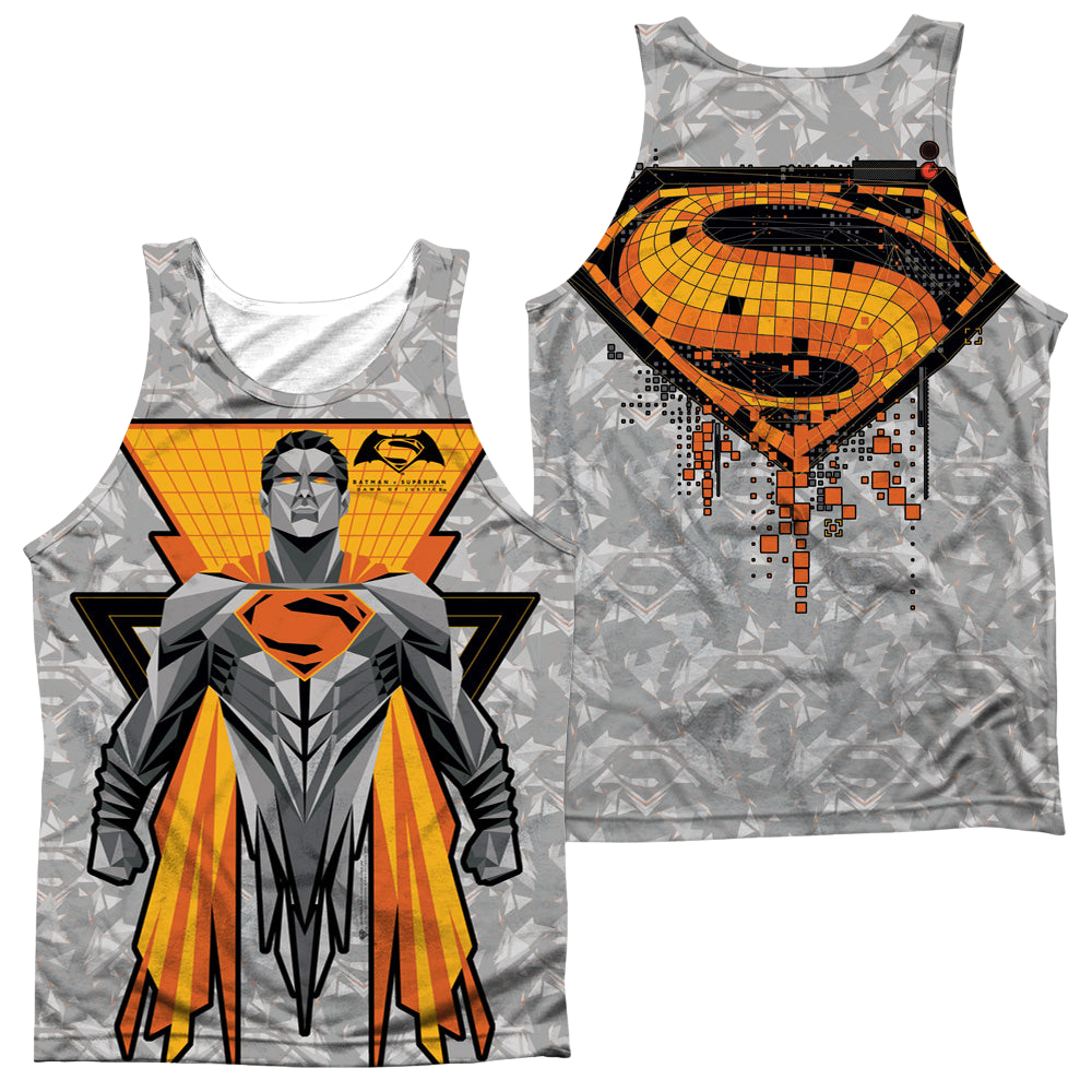 Batman v Superman Super Tech Sub (Front/Back Print) - Men's All Over Print Tank Top Men's All Over Print Tank Batman   