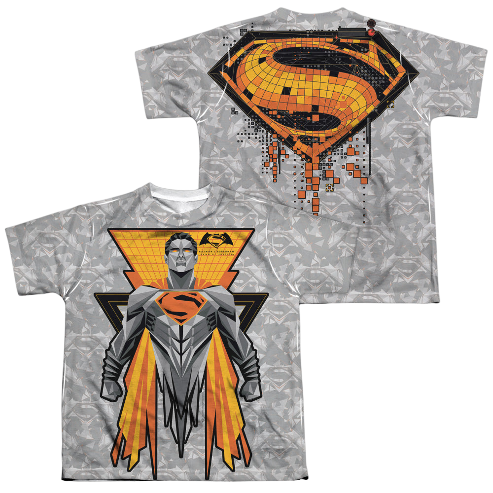 Batman v Superman Super Tech Sub (Front/Back Print) - Youth All-Over Print T-Shirt Youth All-Over Print T-Shirt (Ages 8-12) Batman   