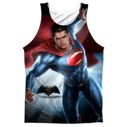 Batman v Superman Superman Light - Men's All Over Print Tank Top Men's All Over Print Tank Batman   