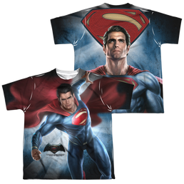 Batman v Superman Superman Light (Front/Back Print) - Youth All-Over Print T-Shirt Youth All-Over Print T-Shirt (Ages 8-12) Batman   