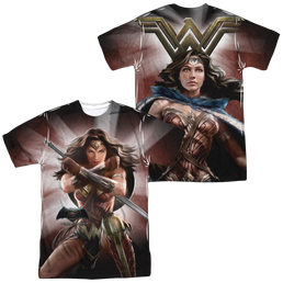 Batman v Superman Wonder Woman Light (Front/Back Print) - Men's All-Over Print T-Shirt Men's All-Over Print T-Shirt Batman   