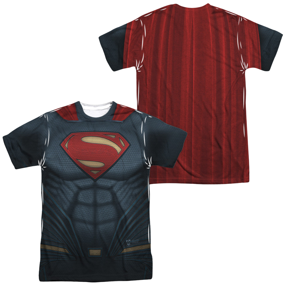 Batman v Superman Superman Uniform (Front/Back Print) - Men's All-Over Print T-Shirt Men's All-Over Print T-Shirt Batman   