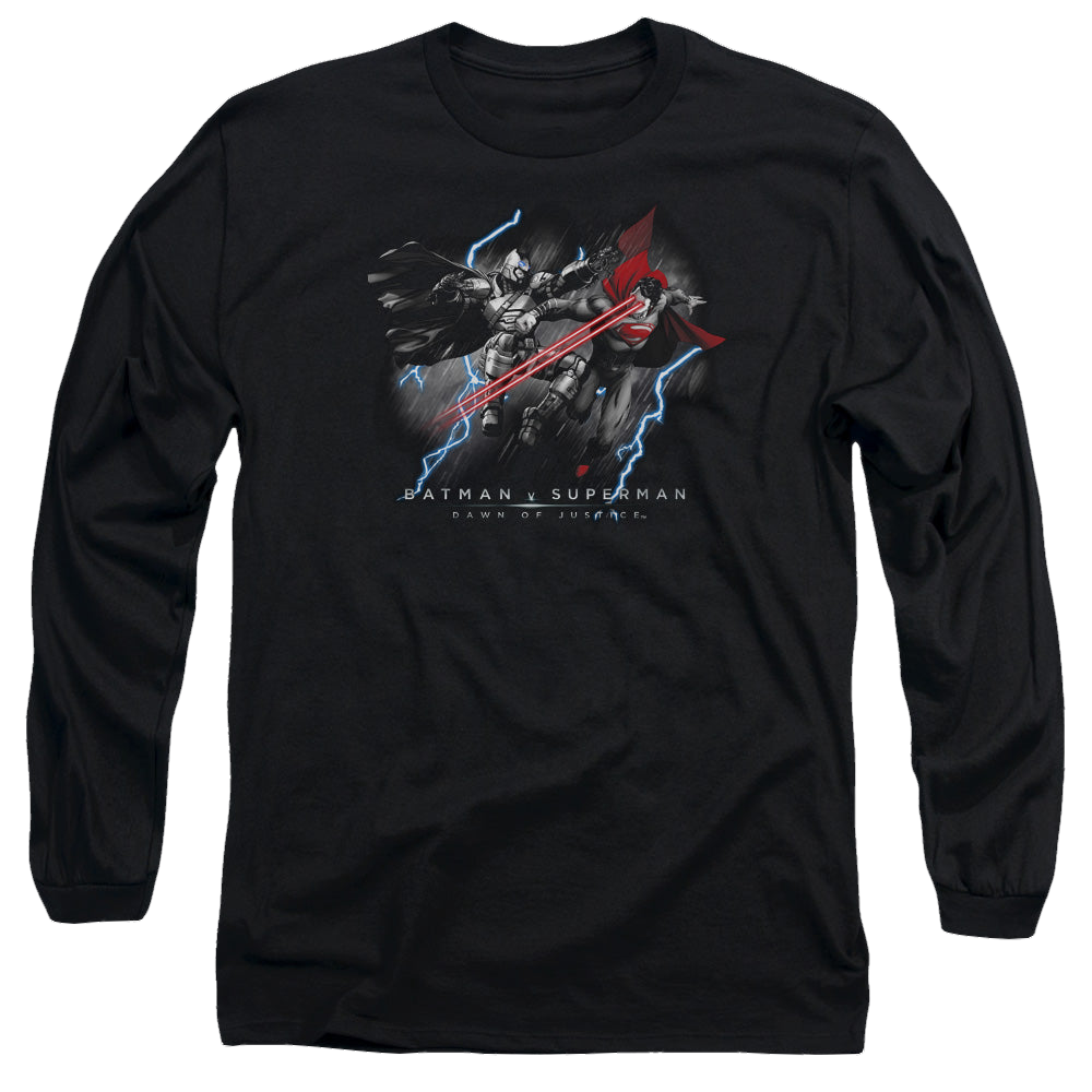 Batman v Superman Lightning V Heat Vision - Men's Long Sleeve T-Shirt Men's Long Sleeve T-Shirt Batman   