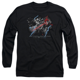 Batman v Superman Lightning V Heat Vision - Men's Long Sleeve T-Shirt Men's Long Sleeve T-Shirt Batman   