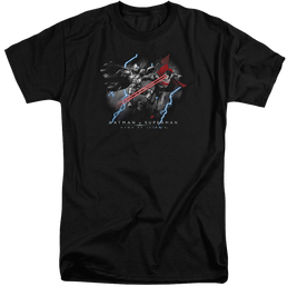 Batman v Superman Lightning V Heat Vision - Men's Tall Fit T-Shirt Men's Tall Fit T-Shirt Batman   